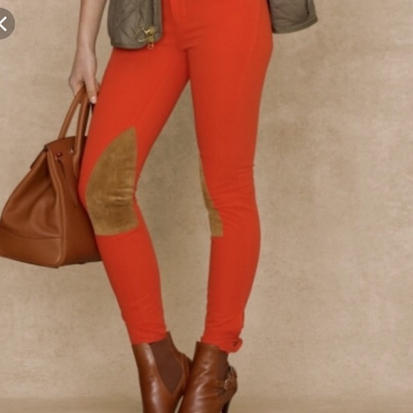 Ralph Lauren Pants - Ralph Lauren Tomato Red Orange Jodhpurs